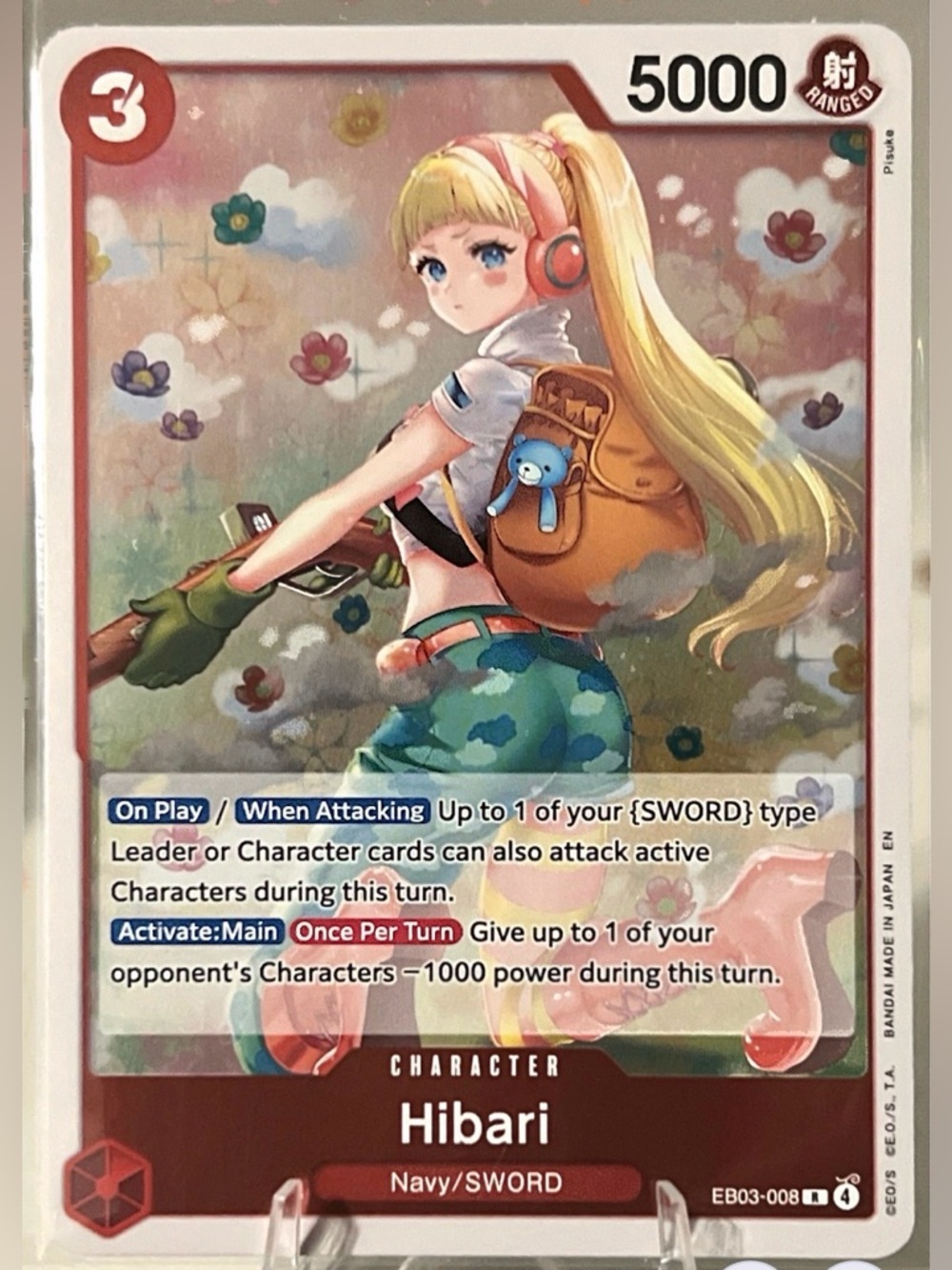One Piece TCG: Heroines Edition - HIBARI EB03 - 008 NM